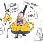 Canon Human Bill Cipher from Gravity Falls