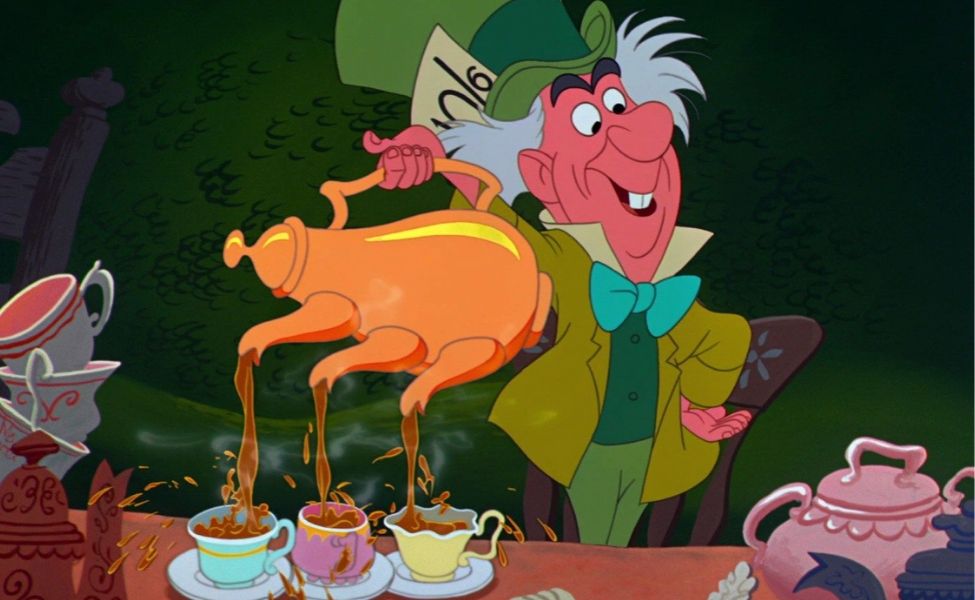 alice in wonderland characters disney mad hatter