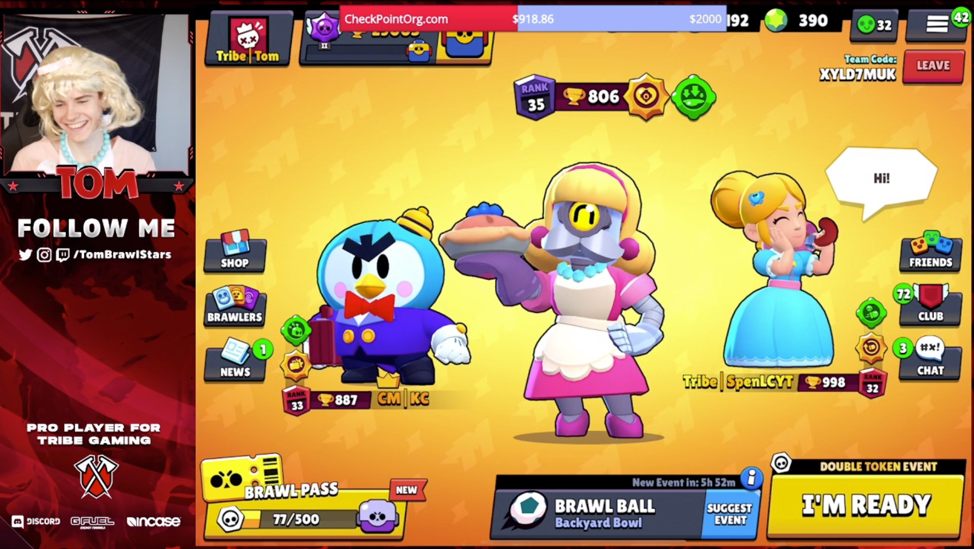 Tom Brawl Stars Cosplay as Bakesale Barley