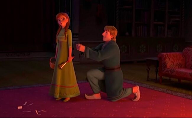 Anna and Kristoff in Frozen 2