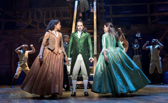 Hamilton and Schuyler Sisters