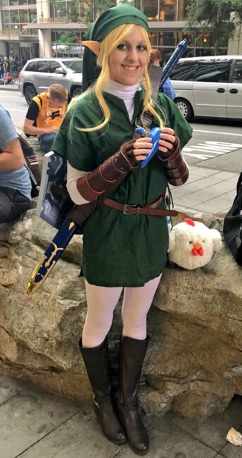 Happy Sakura as Link