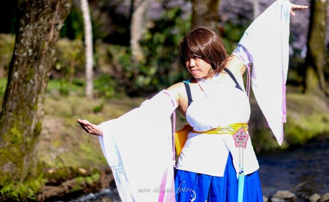 Pōhutukaryl Cosplay as Yuna from Final Fantasy X