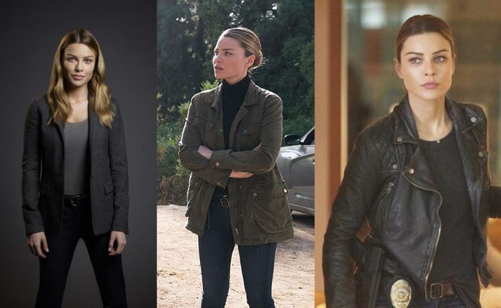 Chloe Decker Lucifer Grey Blazer Lauren German Blazer, 51% OFF