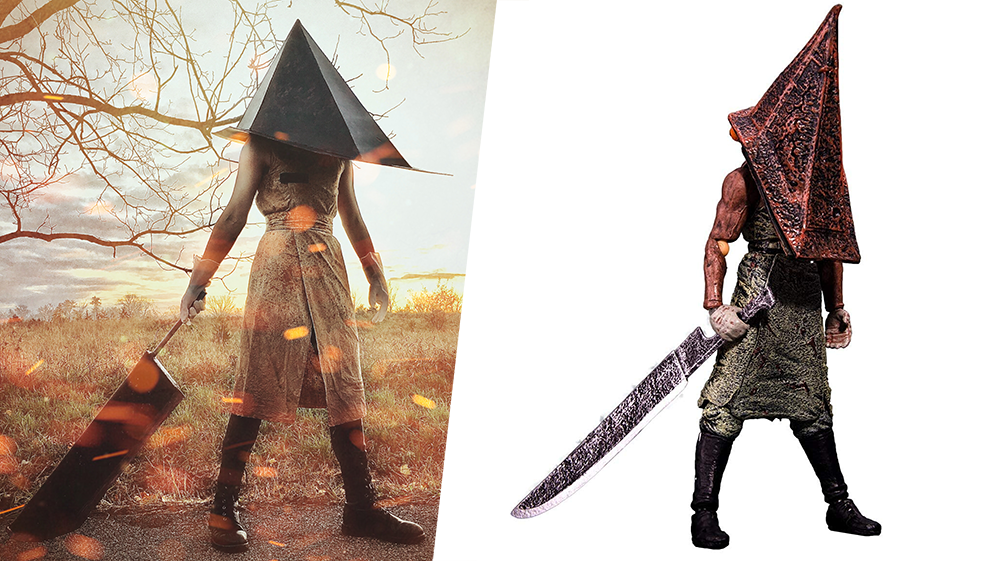 RED PYRAMID HEAD SILENT HILL ADULT SIZE COSPLAY HALLOWEEN MASK