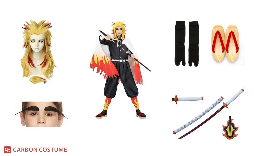 Rengoku Kyojuro from Demon Slayer Costume Carbon Costume DIY