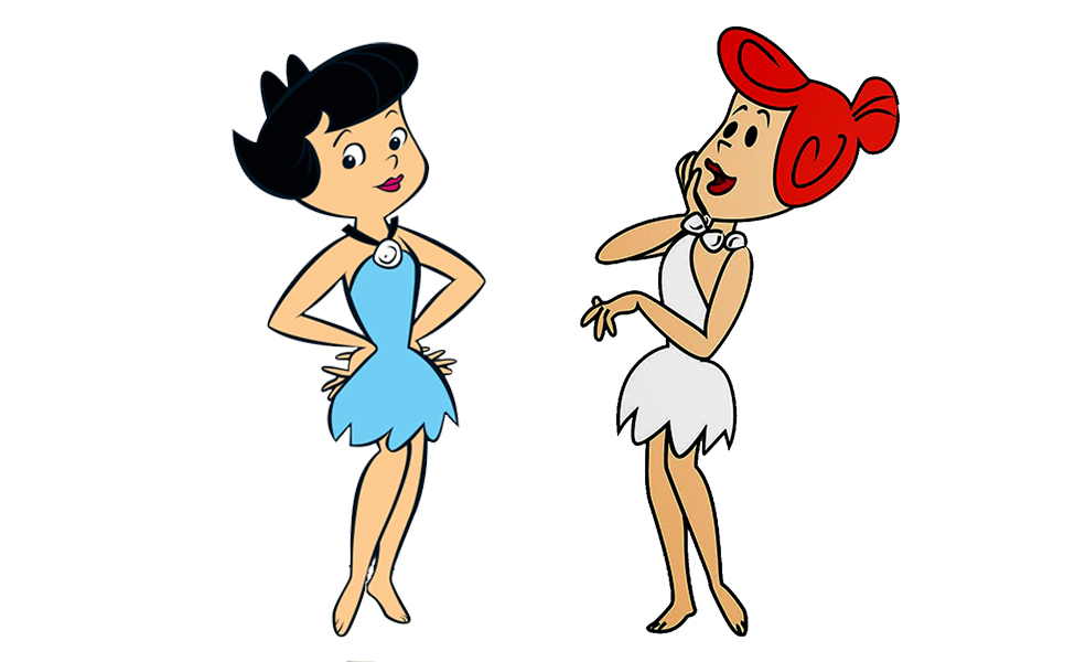 Wilma Flintstone and Betty Rubble