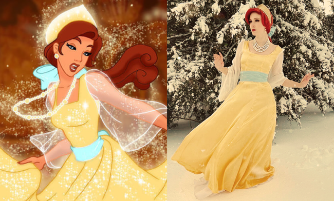 princess anastasia animated dress