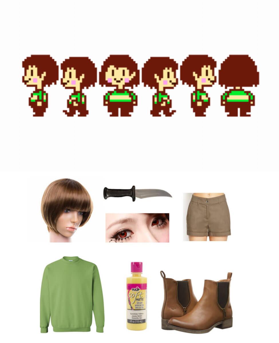 Chara from Undertale Costume Carbon Costume DIY Dress Up