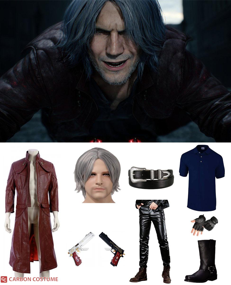 2018 Devil May Cry 5 Dante Cosplay Costume DMC 5 Dante Costumes