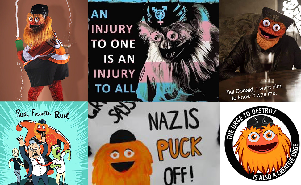 Why Gritty Mascot Makes The Best 2020 Election Memes