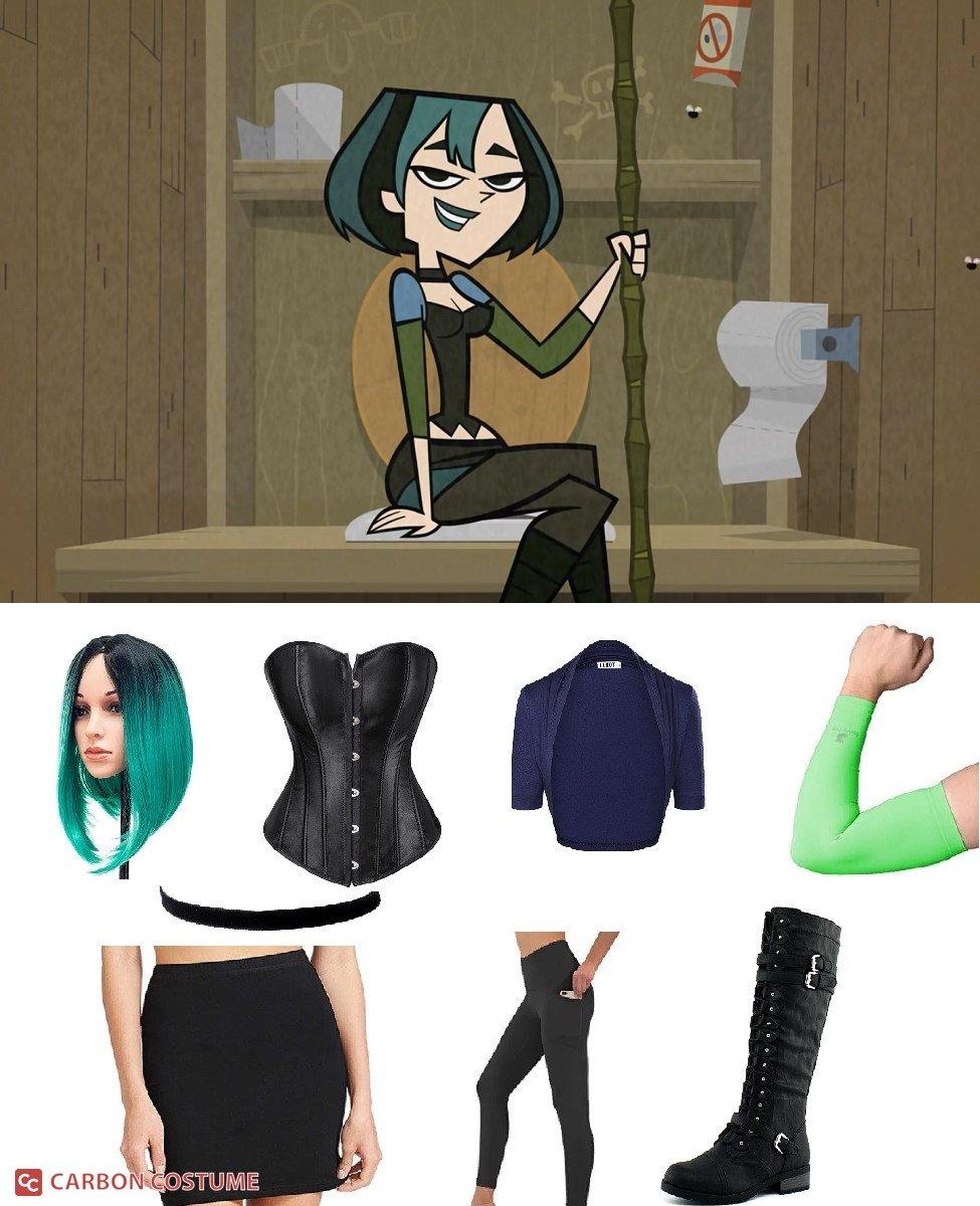 Costumet on X: A side by side cosplay as Gwen from Total Drama Island 🕸️  #cosplay #costume src:   / X