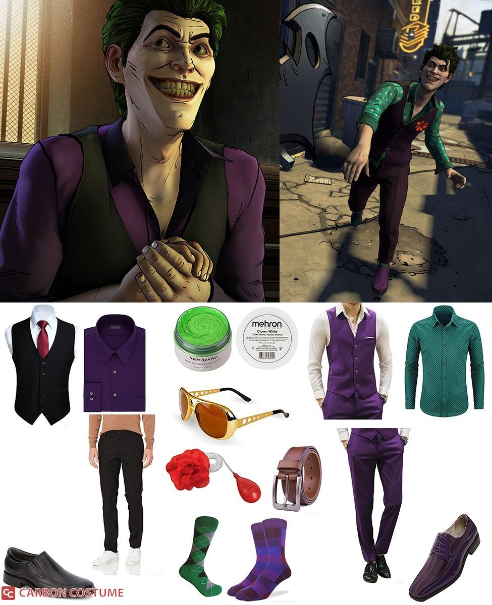 Joker from Batman: The Telltale Series Costume Guide for Cosplay ...