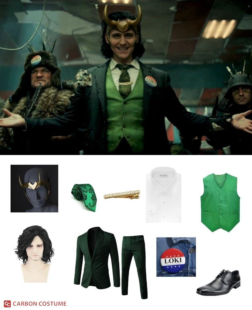 Loki from the Disney+ “Loki” Exclusive Clip Cosplay Guide