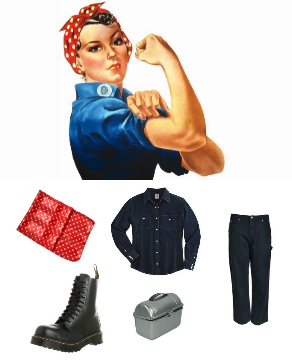 Rosie the Riveter Costume, Carbon Costume