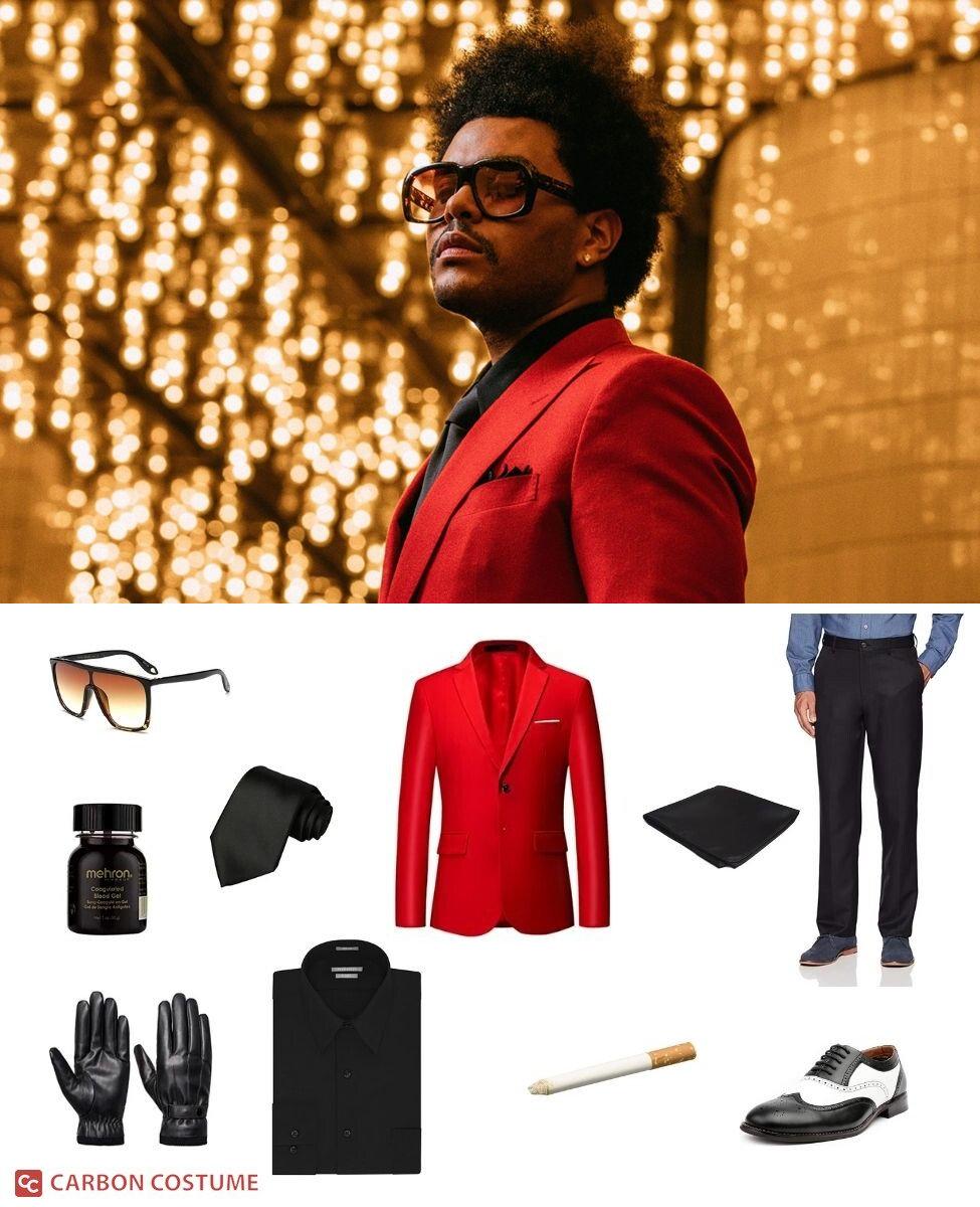 The Weeknd Blinding Lights Red Blazer - The Movie Fashion