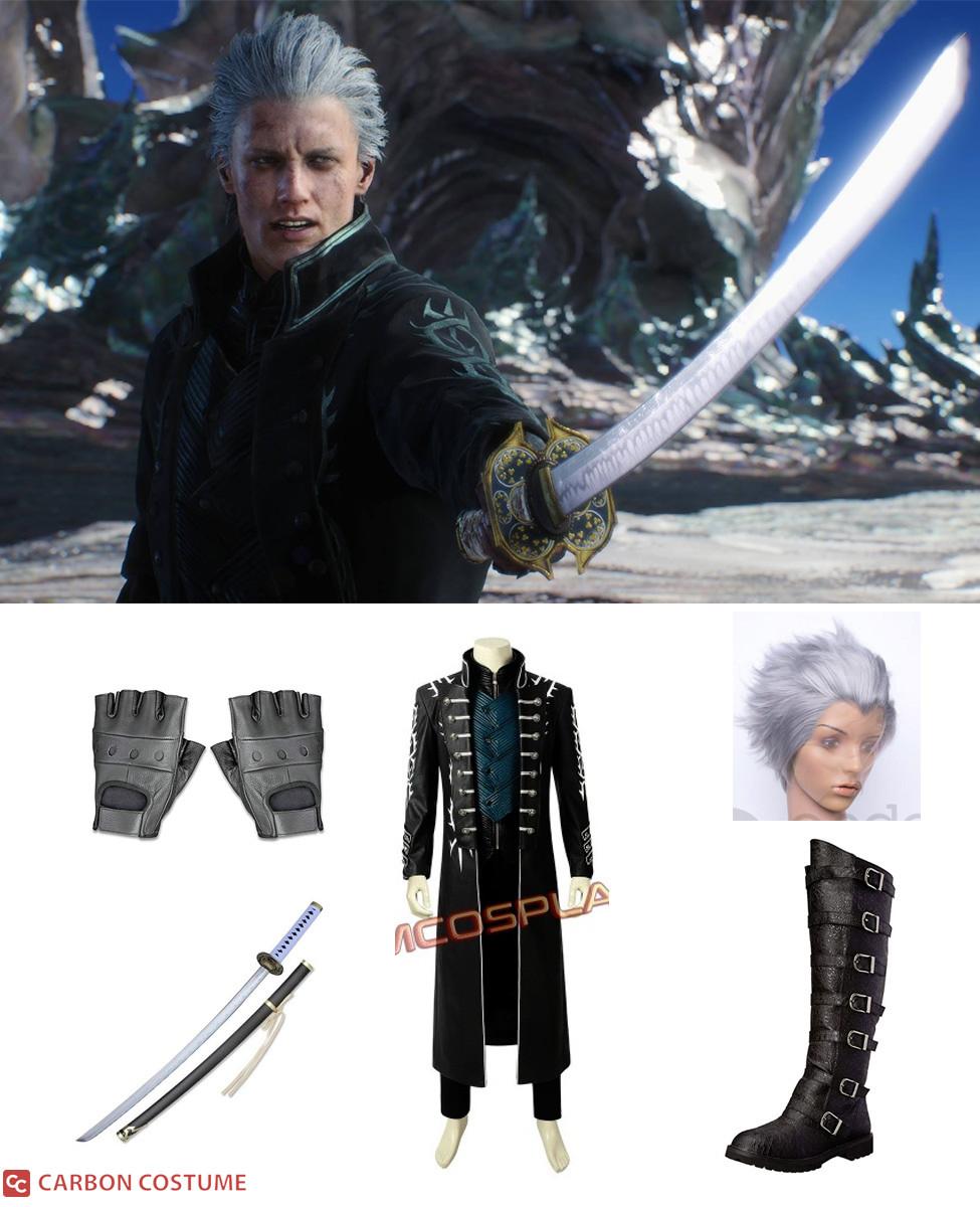 Devil May Cry V DMC 5 Vergil Aged Outfit Cosplay Costume – TrendsinCosplay