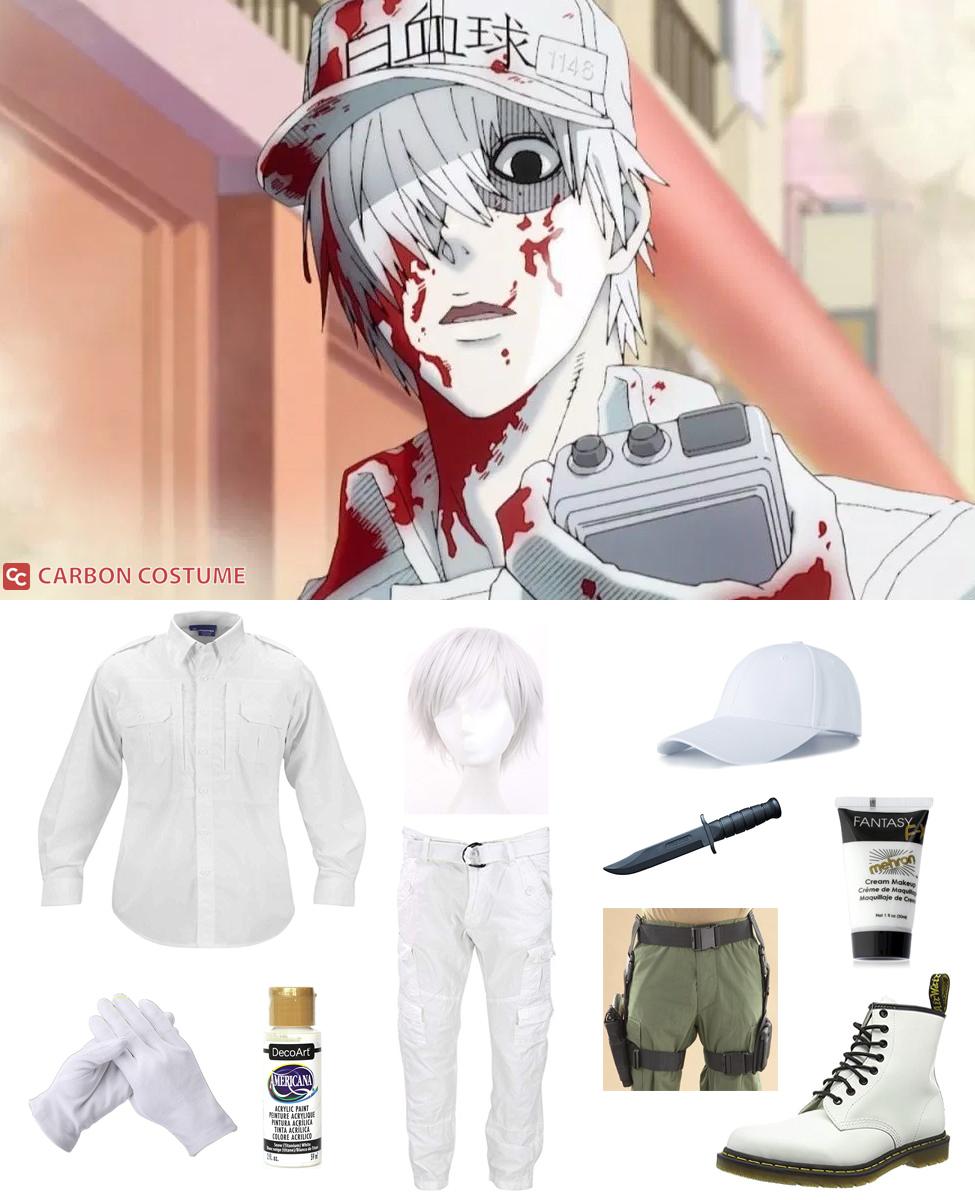 White Blood Cell Costume, Carbon Costume