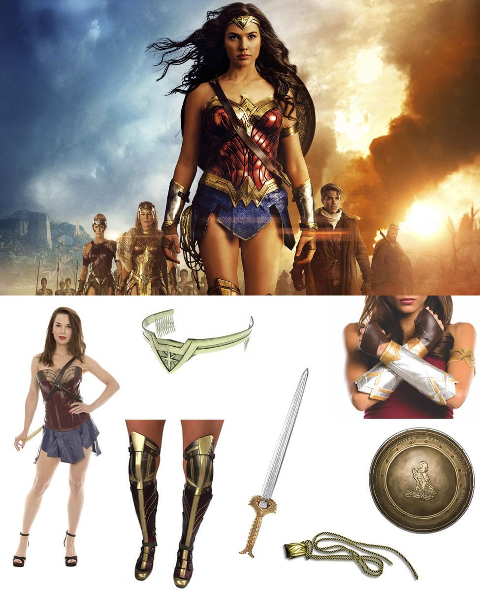 Wonder Woman (2017) Costume, Carbon Costume