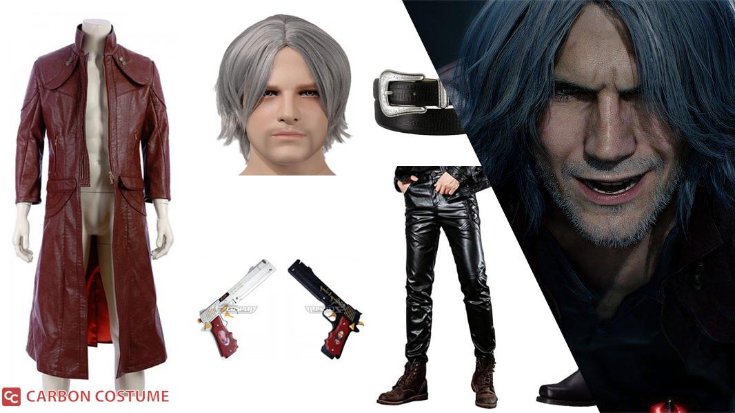 Cosplay Game Devil May Cry 5 Vergil Dante Nero Costume Boots Halloween  Outfits