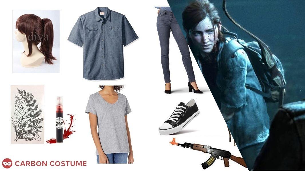 The Last of Us Part II Ellie Cosplay Costume Carnival Halloween