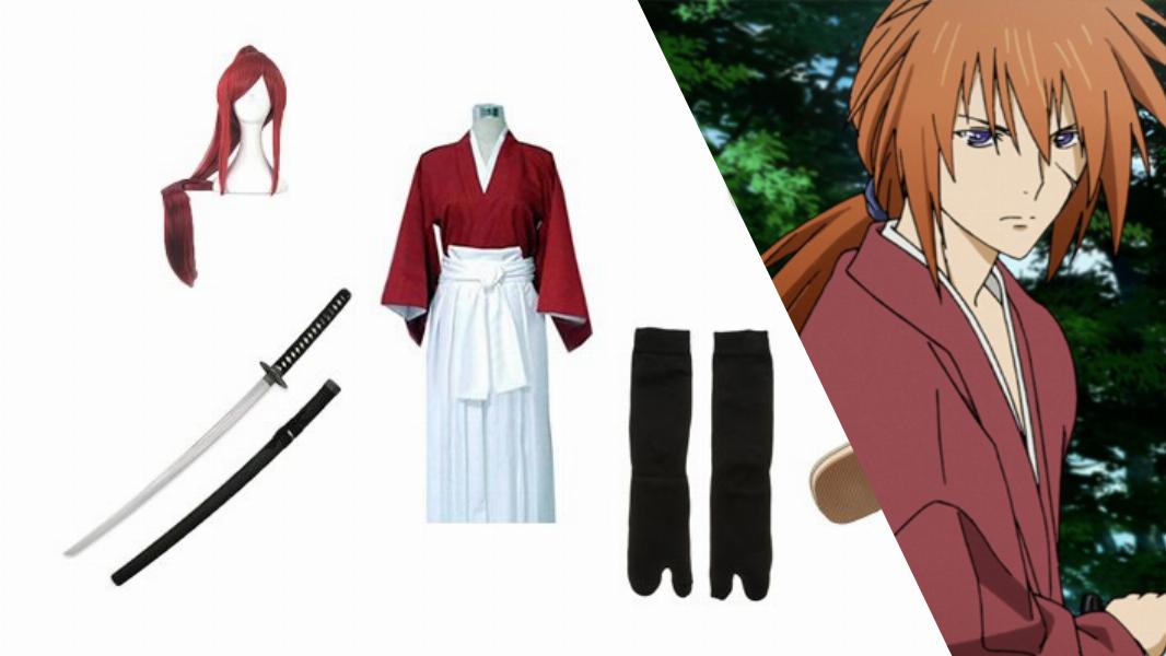 Himura Kenshin Cosplay Costume Anime Rurouni Kenshin Cosplay