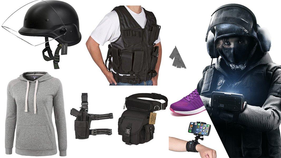 IQ From Rainbow Six Siege Costume Carbon Costume DIY Dress Up