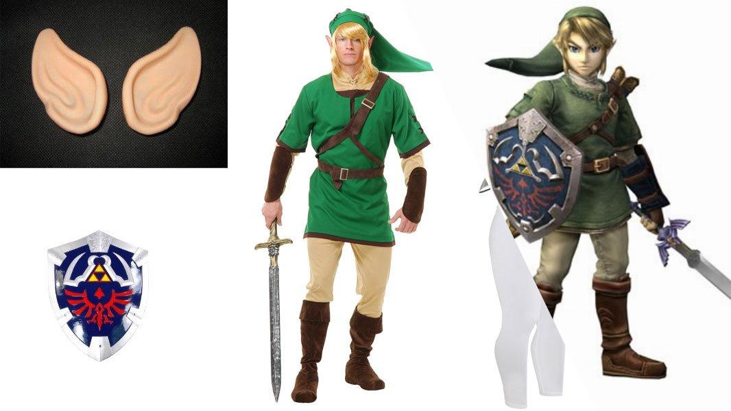 Link Shield the Legend of Zelda Cosplay Template 