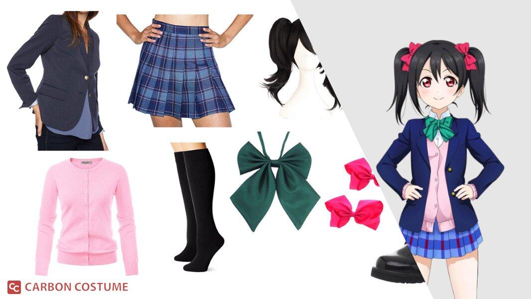 Nico Yazawa from Love Live Costume Carbon Costume DIY Dress