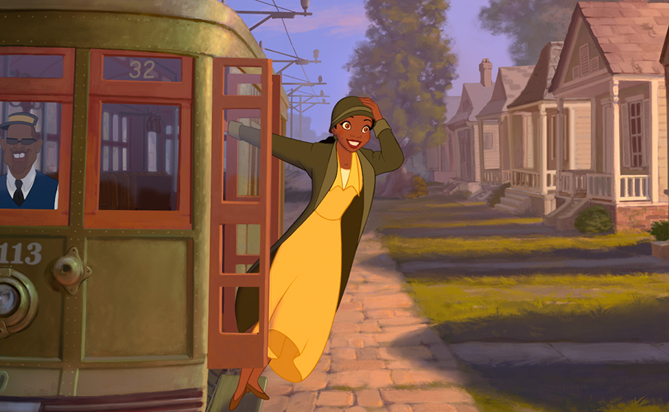 Princess Tiana from The Princess and the Frog