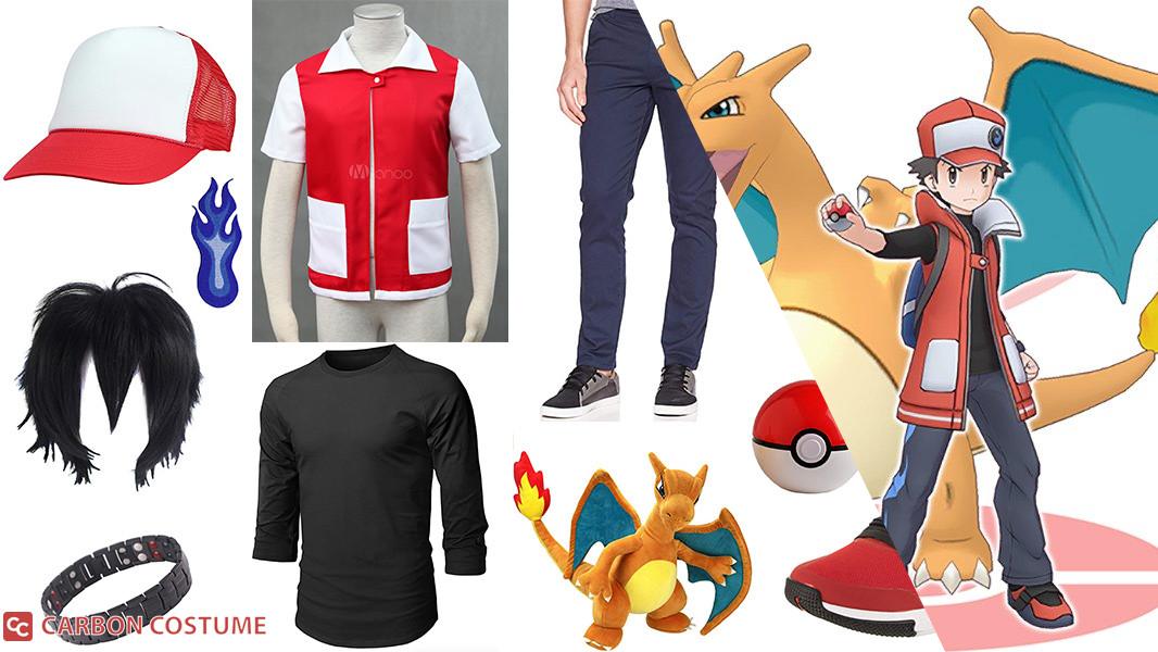 Red from Pokemon Masters Costume | Carbon Costume | DIY Dress-Up Guides ...