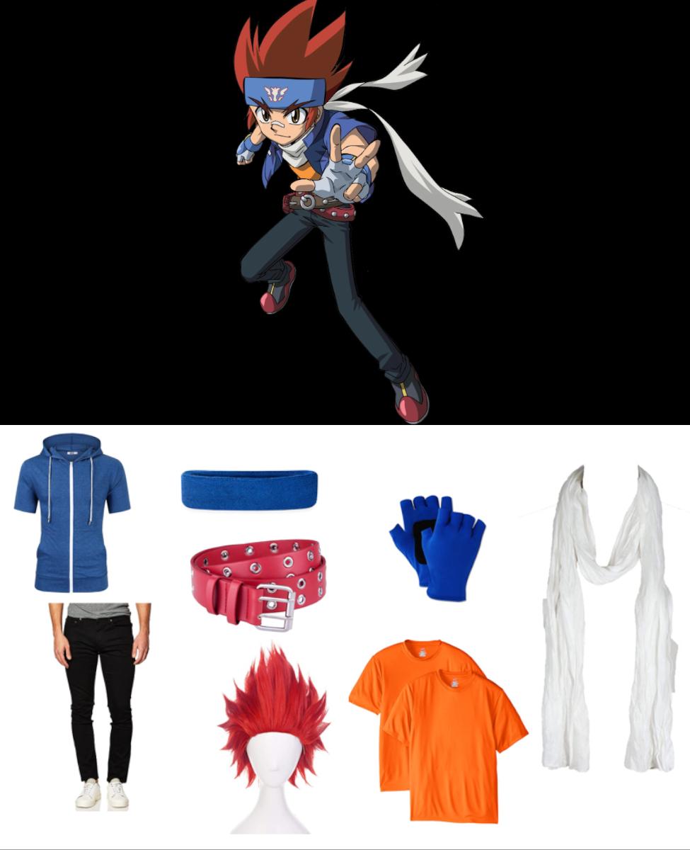 BEYBLADE X Kamen X Ekusu Kurosu Cosplay Costume