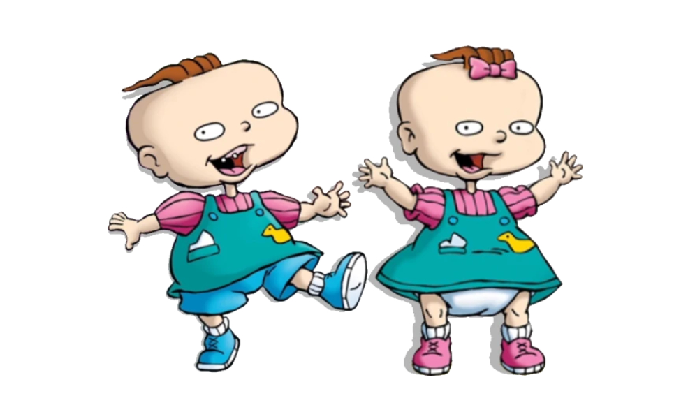 Phil and Lil DeVille from Rugrats