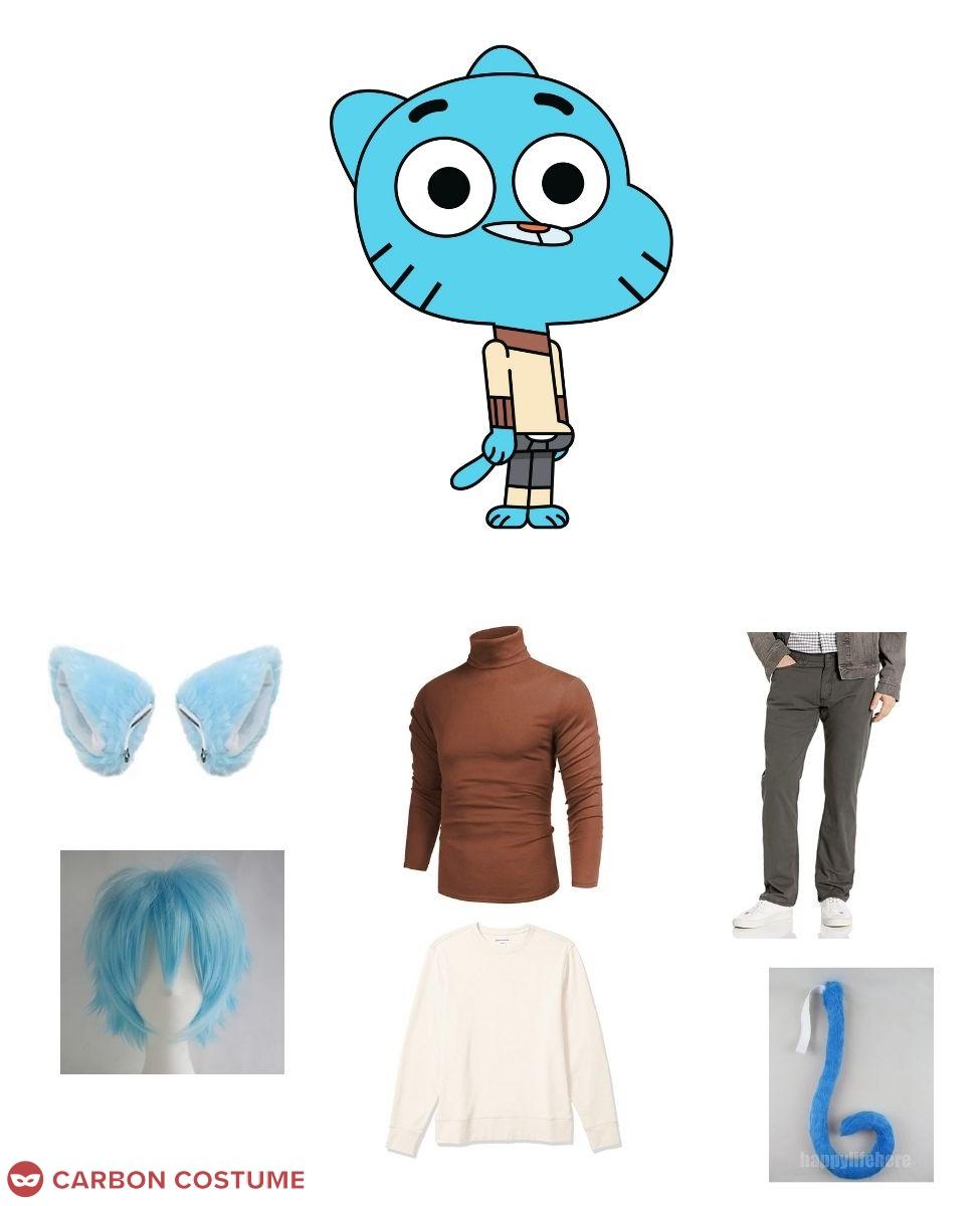 Gumball Watterson Costume Carbon Costume DIY Dress Up Guides