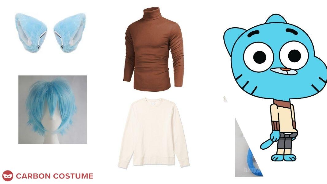 Gumball Watterson Costume Carbon Costume DIY Dress Up Guides