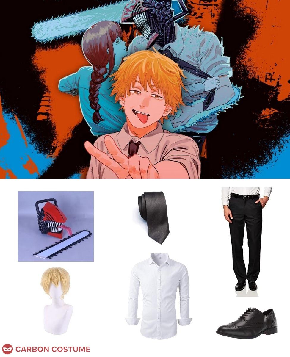 LUNK Denji Cosplay Full Outfit Anime Denji Costume  