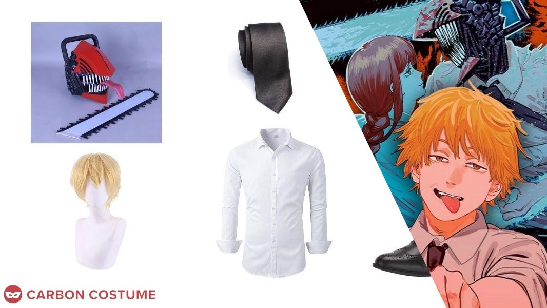 Denji Cosplay Costume Chainsaw man, High Quality Costume