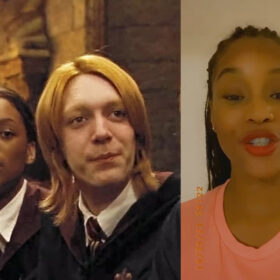 Tiana Benjamin as Angelina Johnson in Harry Potter