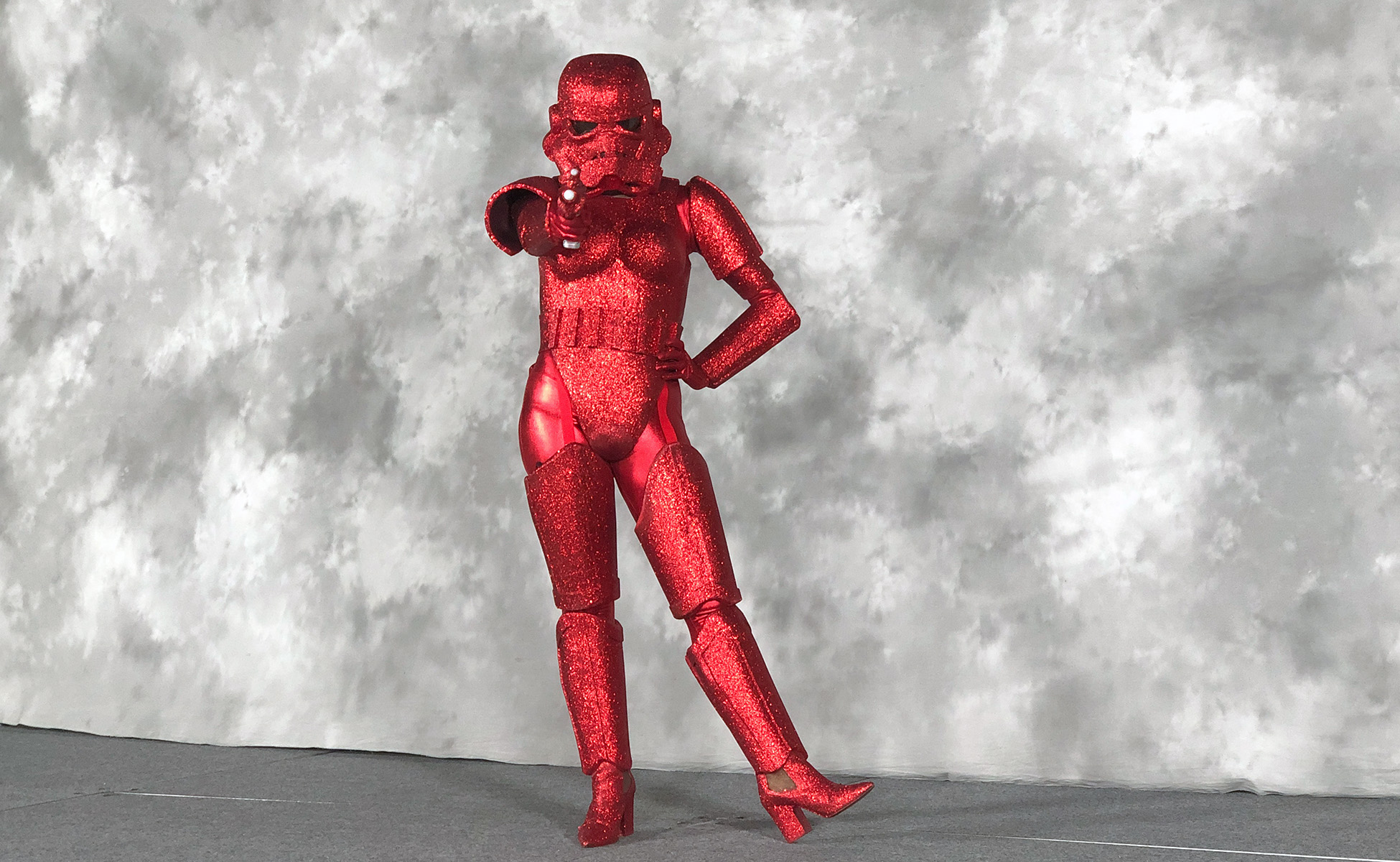 Sexy AF Red Stormtrooper by Catherine Fisher