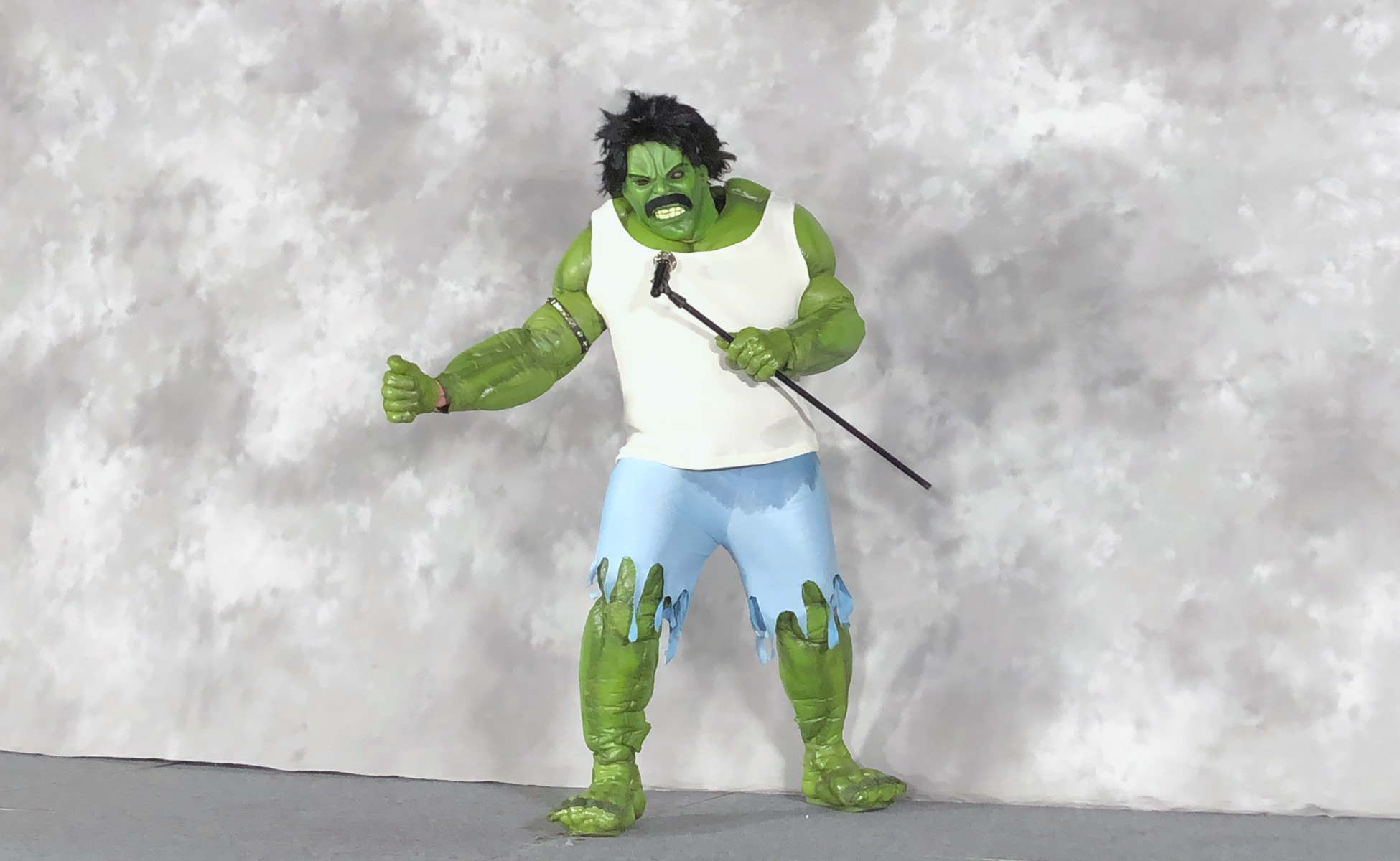 Incredible Hulk as Freddie Mercury by Greg Harris