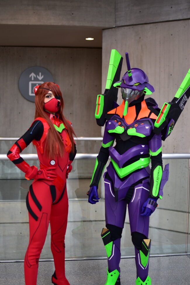 Asuka and Unit 01 Cosplay from Neon Genesis Evangelion