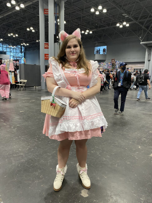 pastel pink maid