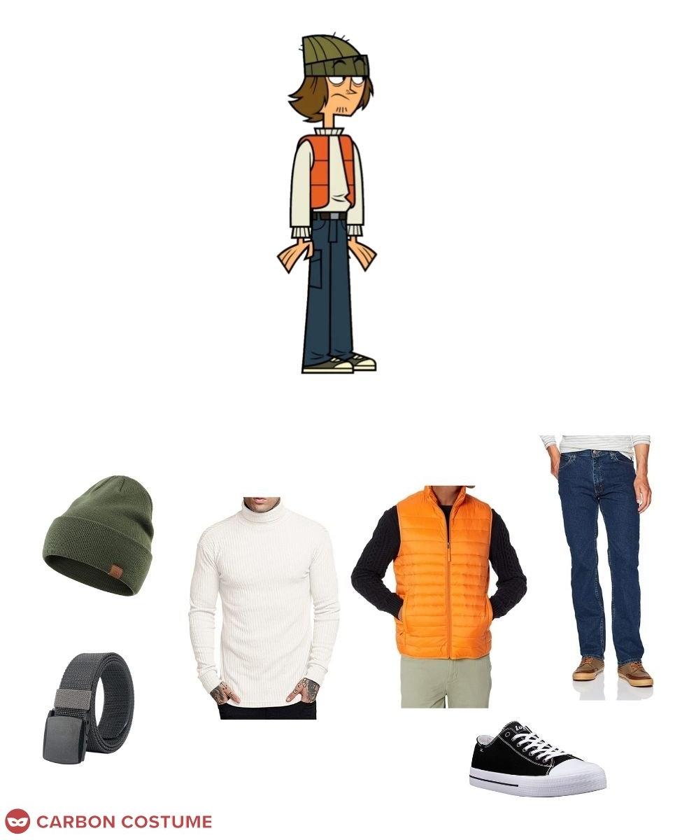 Shawn from Total Drama Island Costume, Carbon Costume