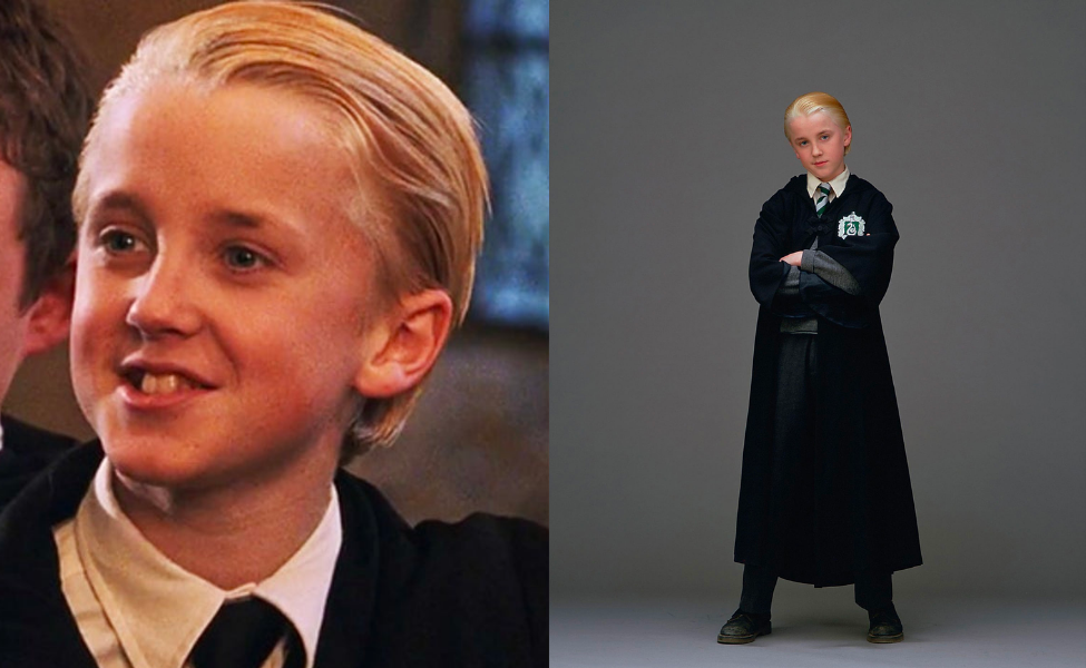 Draco Malfoy in “Harry Potter and the Sorcerer’s Stone”