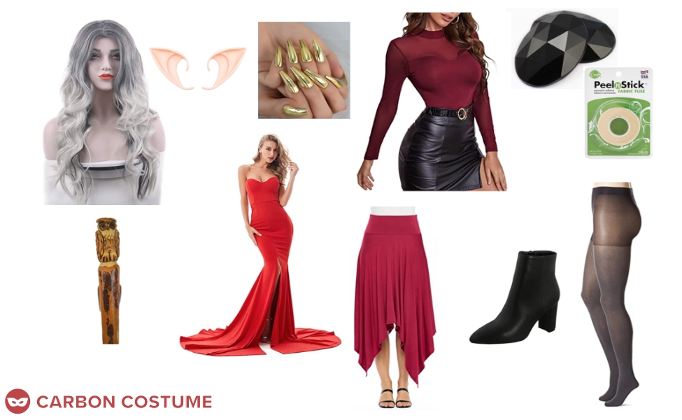 Eda Clawthorne (Red Dress) from The Owl House Costume, Carbon Costume