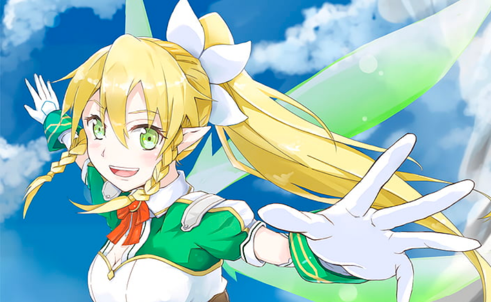SAO Sword Art Online ALfheim Online Asuna Yuuki/Kirito/Leafa cosplay elf ears 