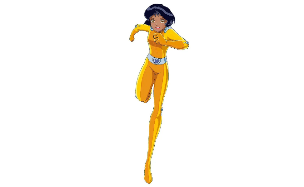 Totally Spies! Alex Yellow Spandex Superhero Costume