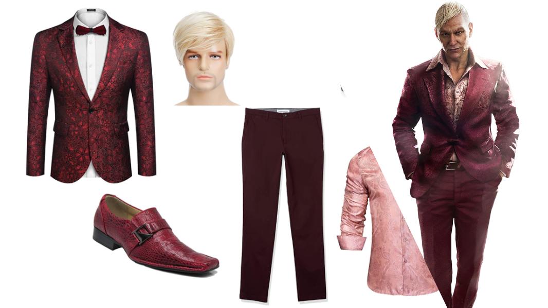 Make Your Own Pagan Min from Far Cry 4 Costume  Burgundy suit, How to  wear, Dress shirt colors