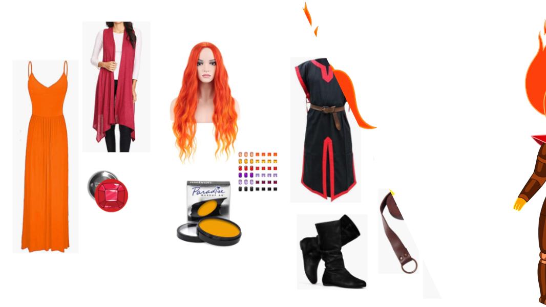 Flame Princess from Adventure Time Cosplay Tutorial
