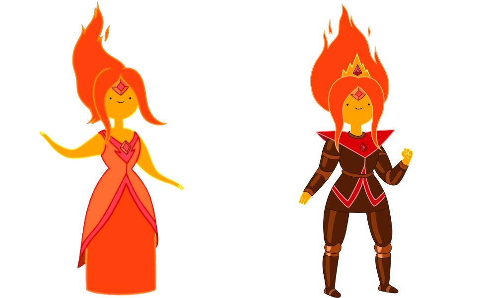 Flame Princess from Adventure Time Costume Carbon Costume DIY